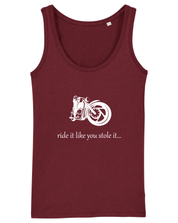 Ride it Burgundy