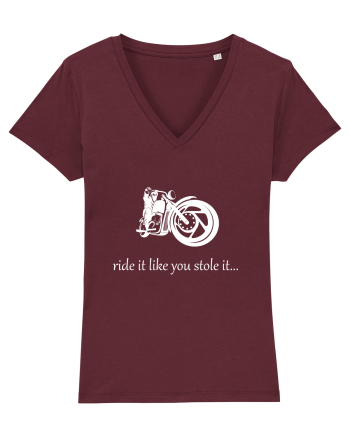 Ride it Burgundy