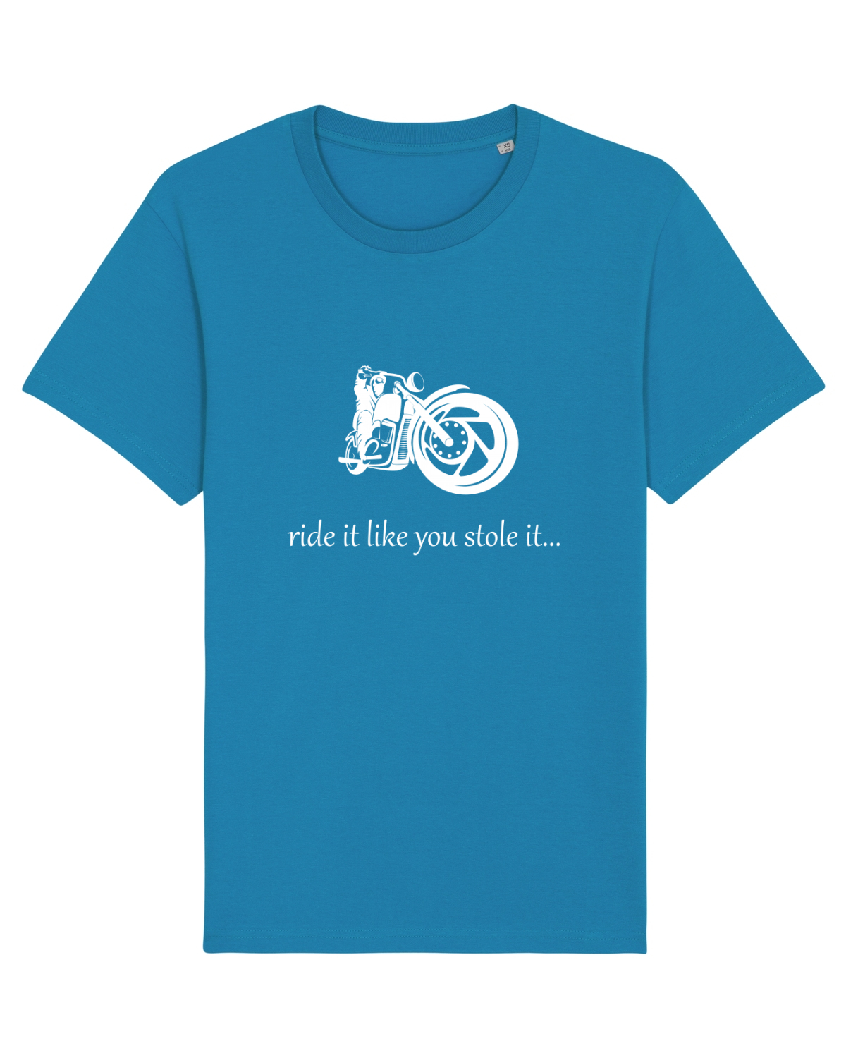 Tricou mânecă scurtă Unisex Rocker Azur