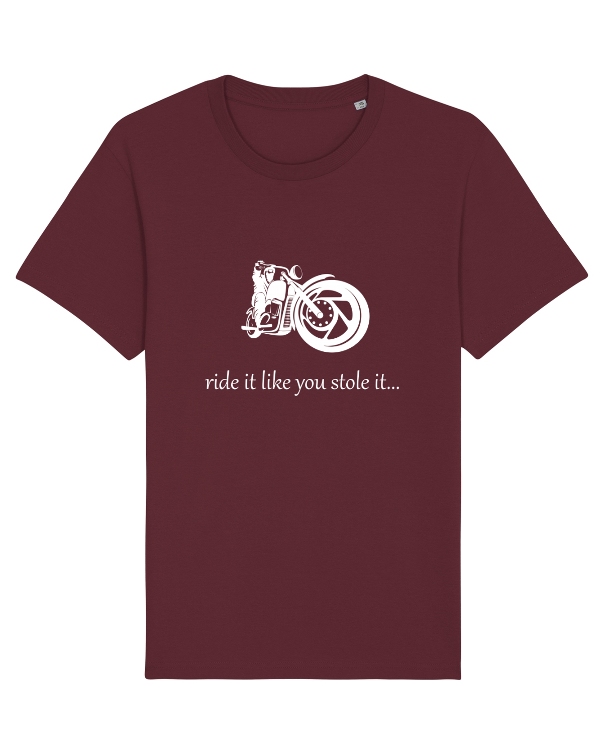Tricou mânecă scurtă Unisex Rocker Burgundy