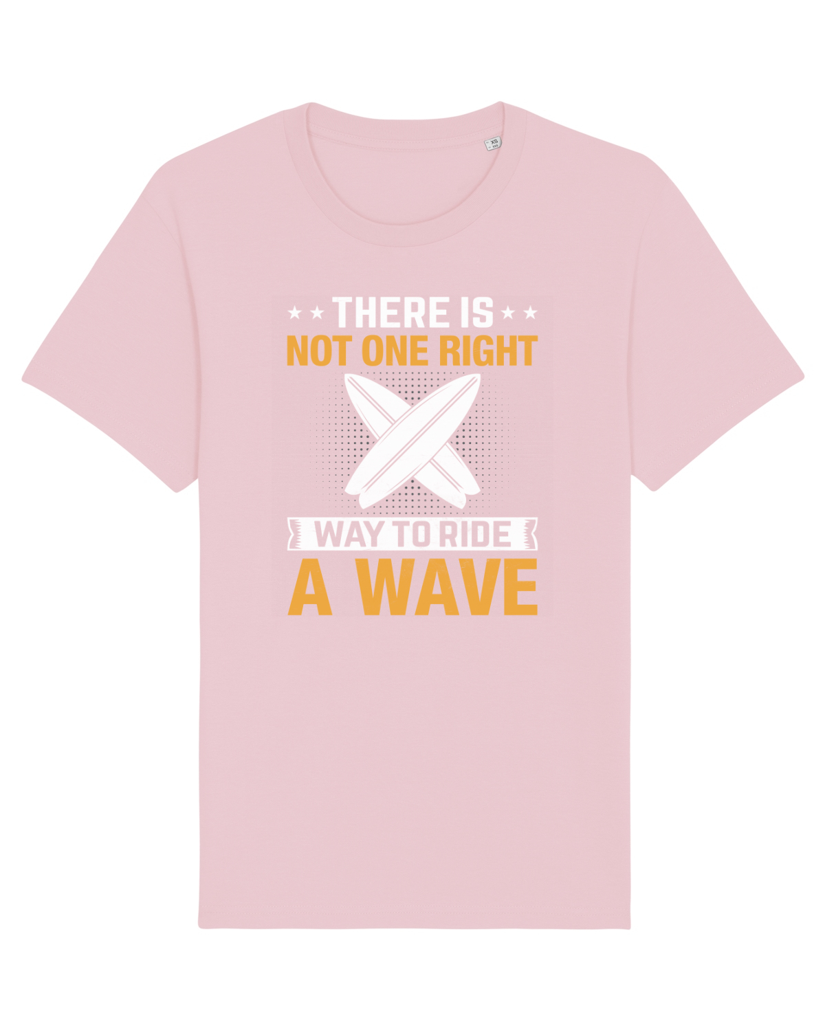 Tricou mânecă scurtă Unisex Rocker Cotton Pink