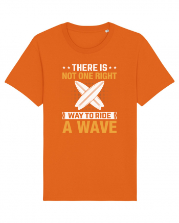 There is not one right way to ride a wave Bright Orange