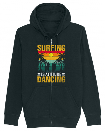 Surfing is attitude dancing Black