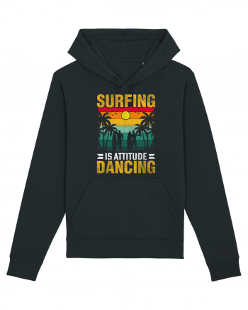 Surfing is attitude dancing Black