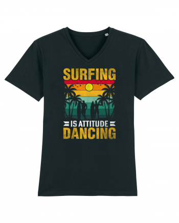 Surfing is attitude dancing Black