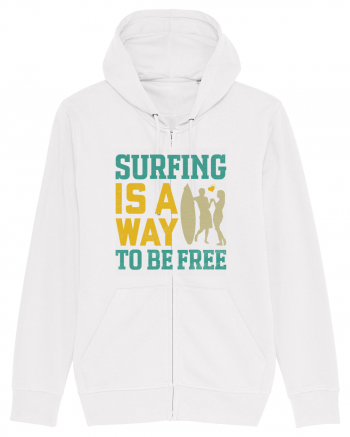 Surfing is a way to be free White