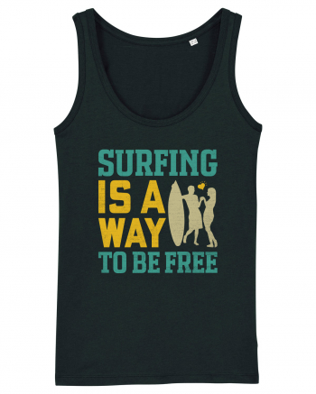 Surfing is a way to be free Black