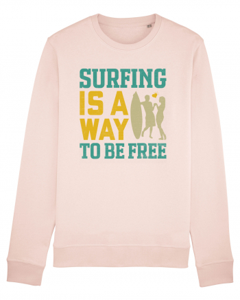 Surfing is a way to be free Candy Pink