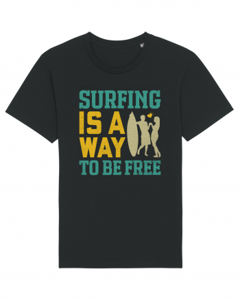 Surfing is a way to be free Black