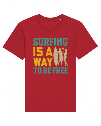 Surfing is a way to be free Red