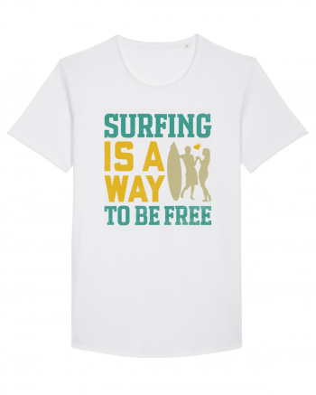 Surfing is a way to be free White