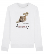 Home  is where my cat is Bluză mânecă lungă Unisex Rise