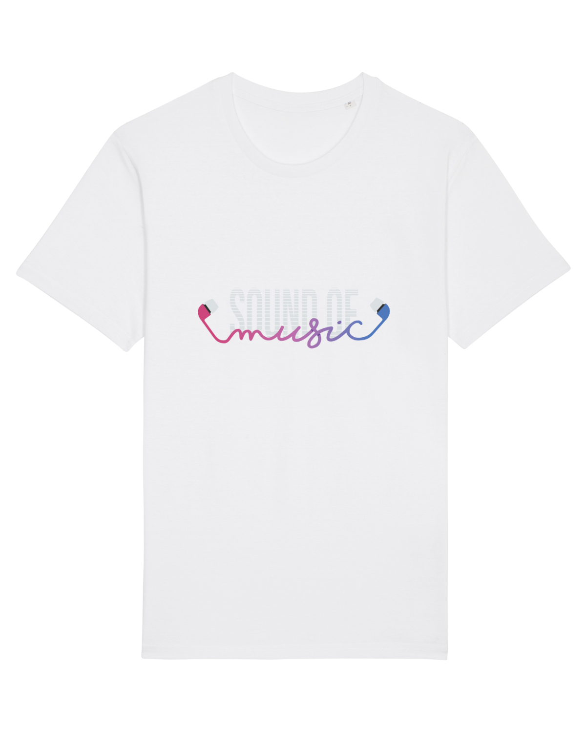 Tricou mânecă scurtă Unisex Rocker White