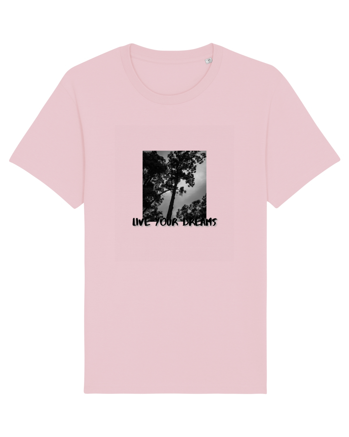 Tricou mânecă scurtă Unisex Rocker Cotton Pink