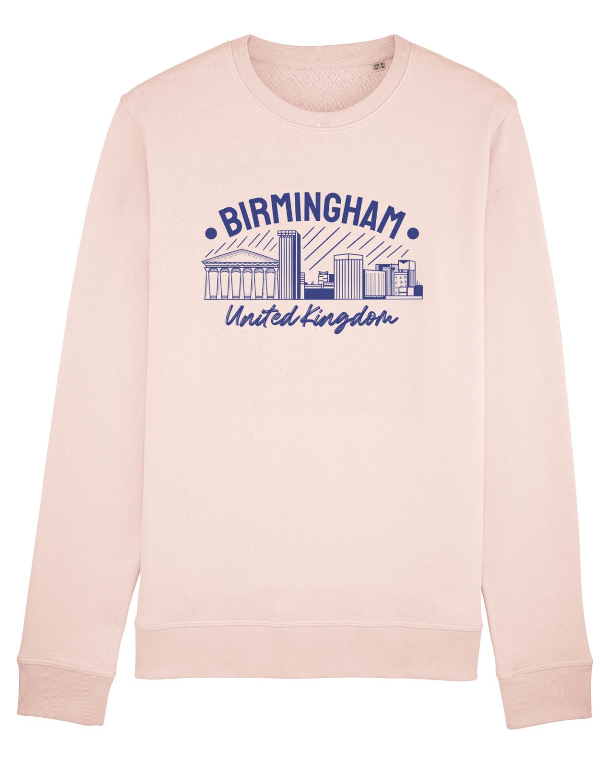 Bluză mânecă lungă Unisex Rise Candy Pink
