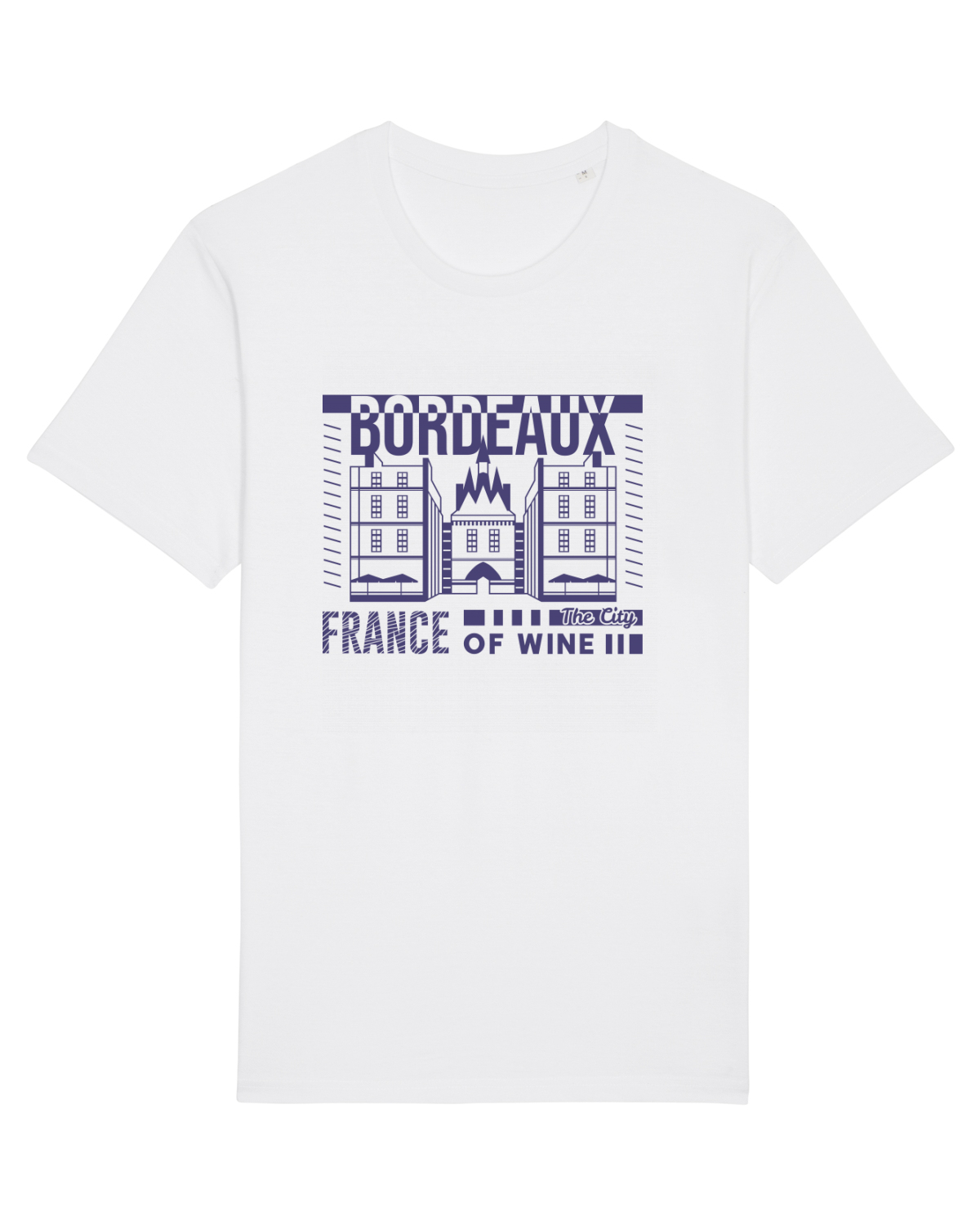 Tricou mânecă scurtă Unisex Rocker White