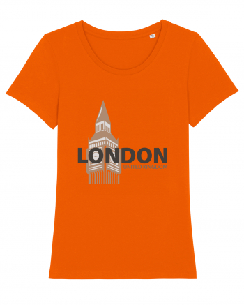 London UK Bright Orange