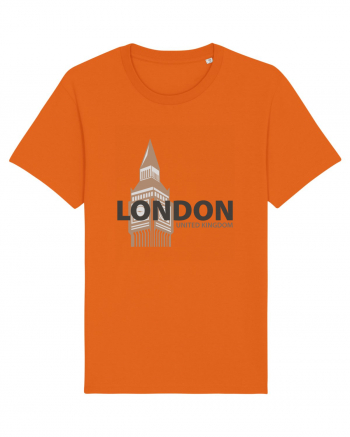 London UK Bright Orange