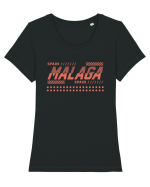 Malaga Tricou mânecă scurtă guler larg fitted Damă Expresser