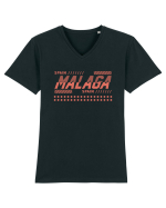 Malaga Tricou mânecă scurtă guler V Bărbat Presenter