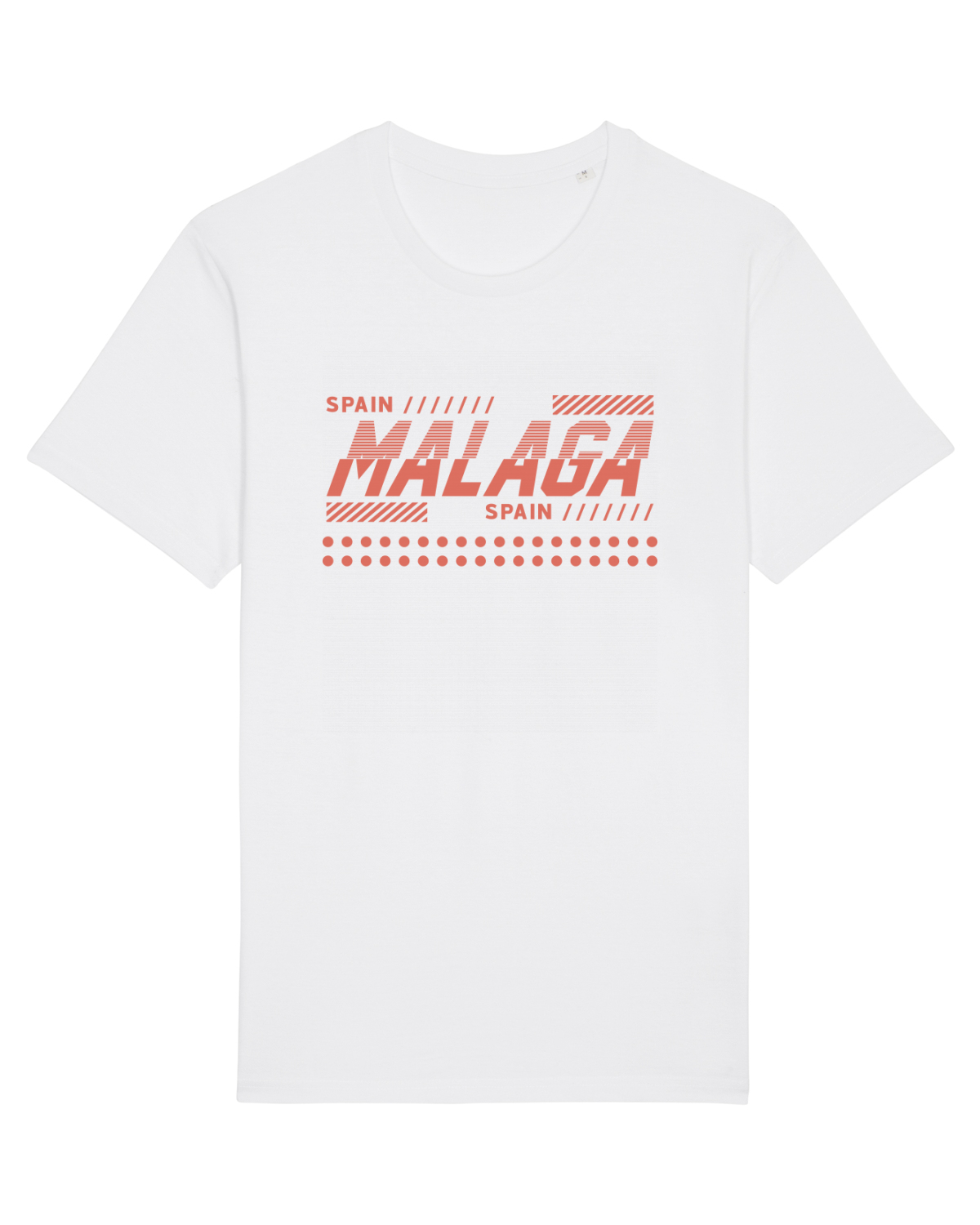 Tricou mânecă scurtă Unisex Rocker White