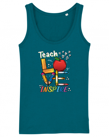 Teach Love Inspire Back to School Invata Iubeste Inspira Ocean Depth