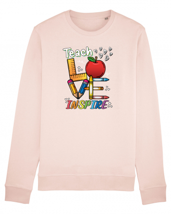 Teach Love Inspire Back to School Invata Iubeste Inspira Candy Pink