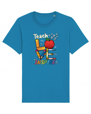 Teach Love Inspire Back to School Invata Iubeste Inspira Azur