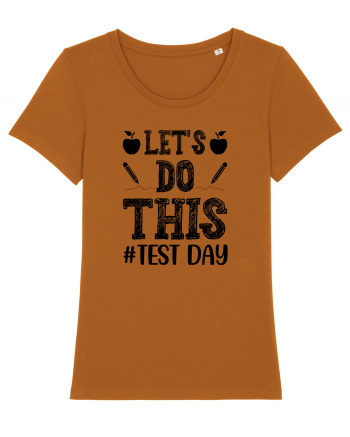 Let's do This Test Day black Roasted Orange