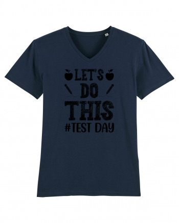 Let's do This Test Day black French Navy