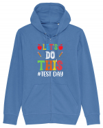 Let's do This Test Day color Hanorac cu fermoar Unisex Connector