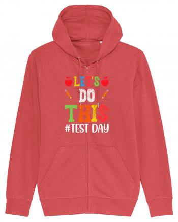 Let's do This Test Day color Carmine Red