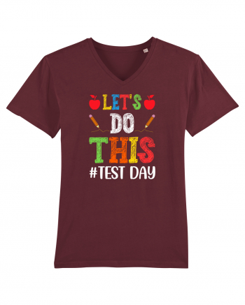 Let's do This Test Day color Burgundy