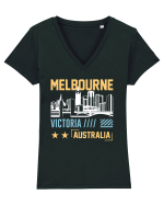 Melbourne Tricou mânecă scurtă guler V Damă Evoker