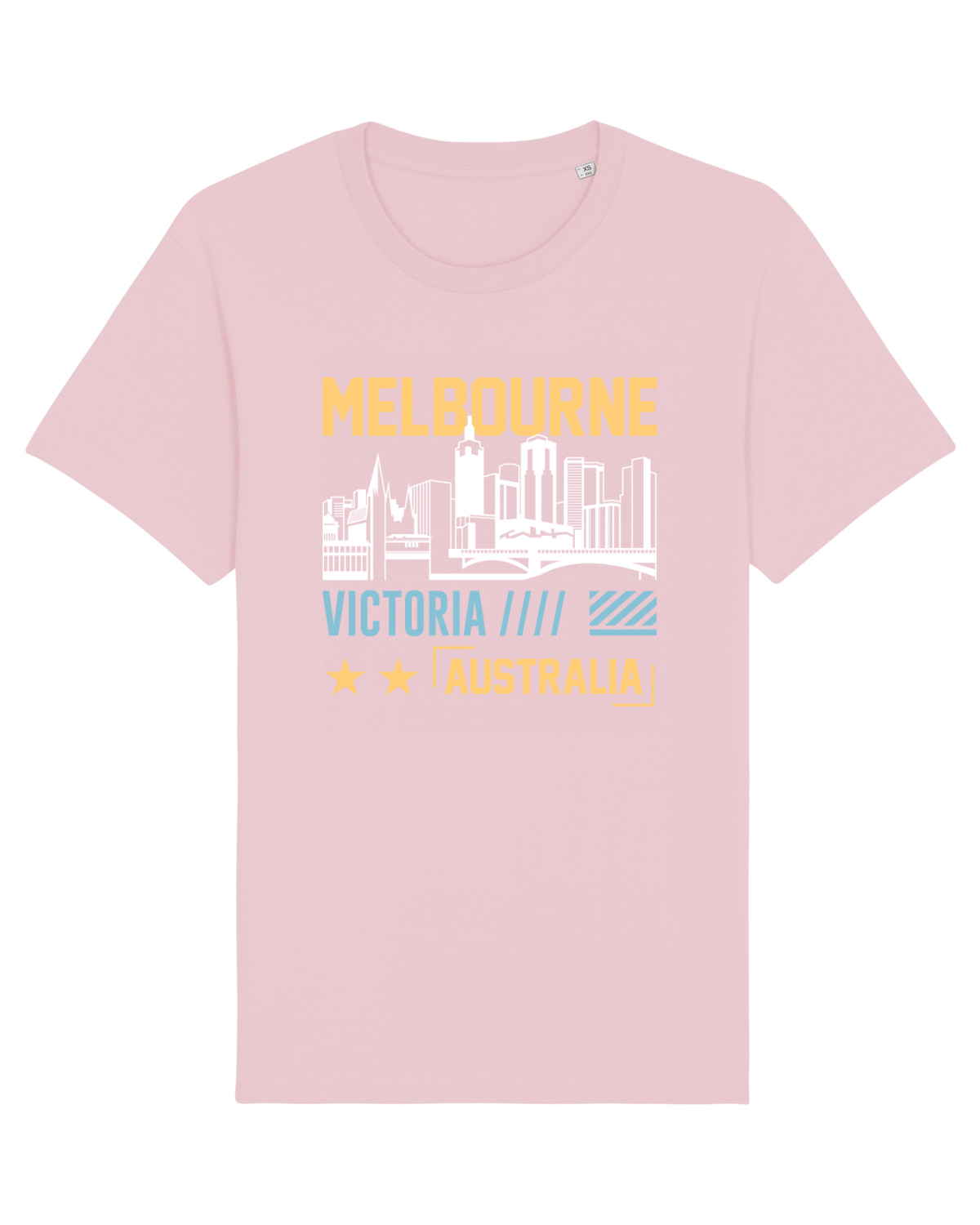 Tricou mânecă scurtă Unisex Rocker Cotton Pink