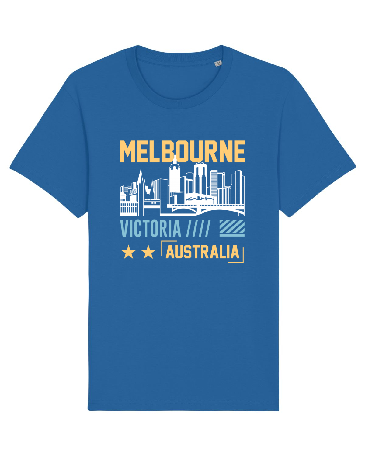 Tricou mânecă scurtă Unisex Rocker Royal Blue