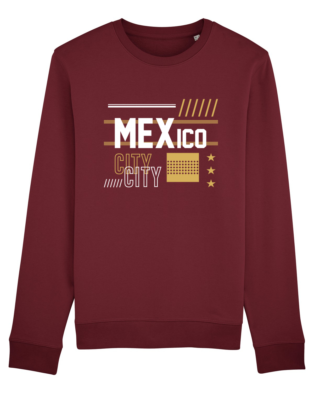 Bluză mânecă lungă Unisex Rise Burgundy