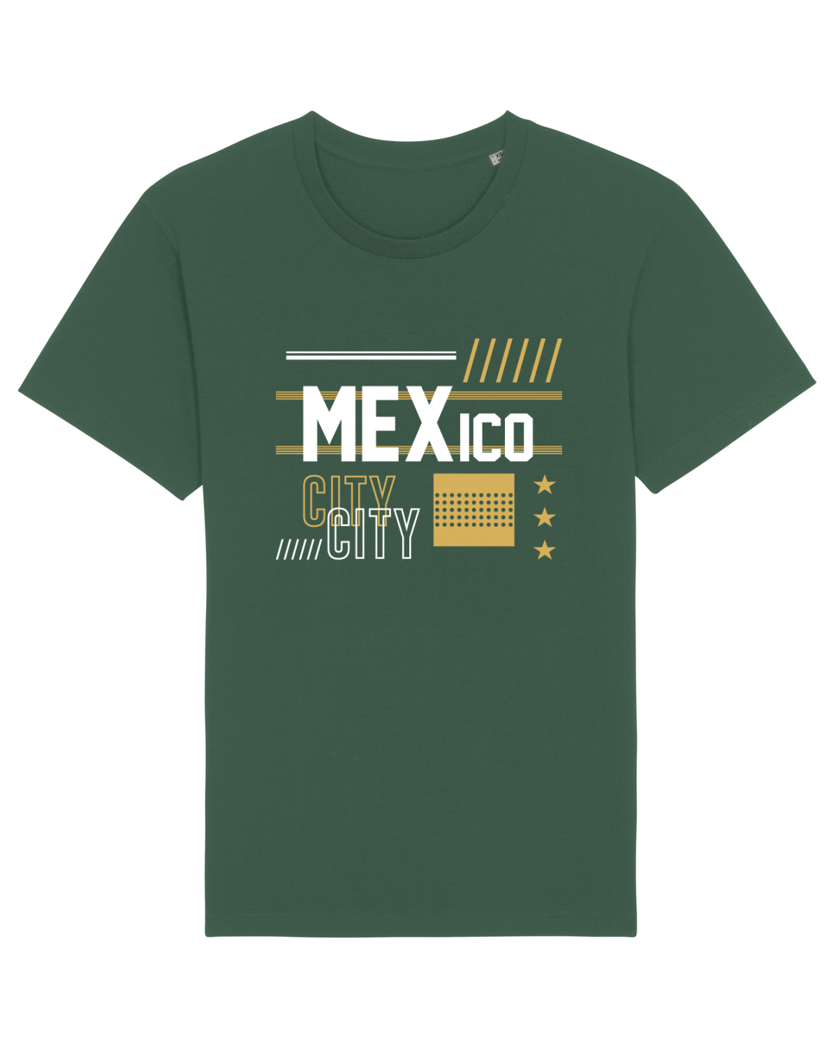 Tricou mânecă scurtă Unisex Rocker Bottle Green