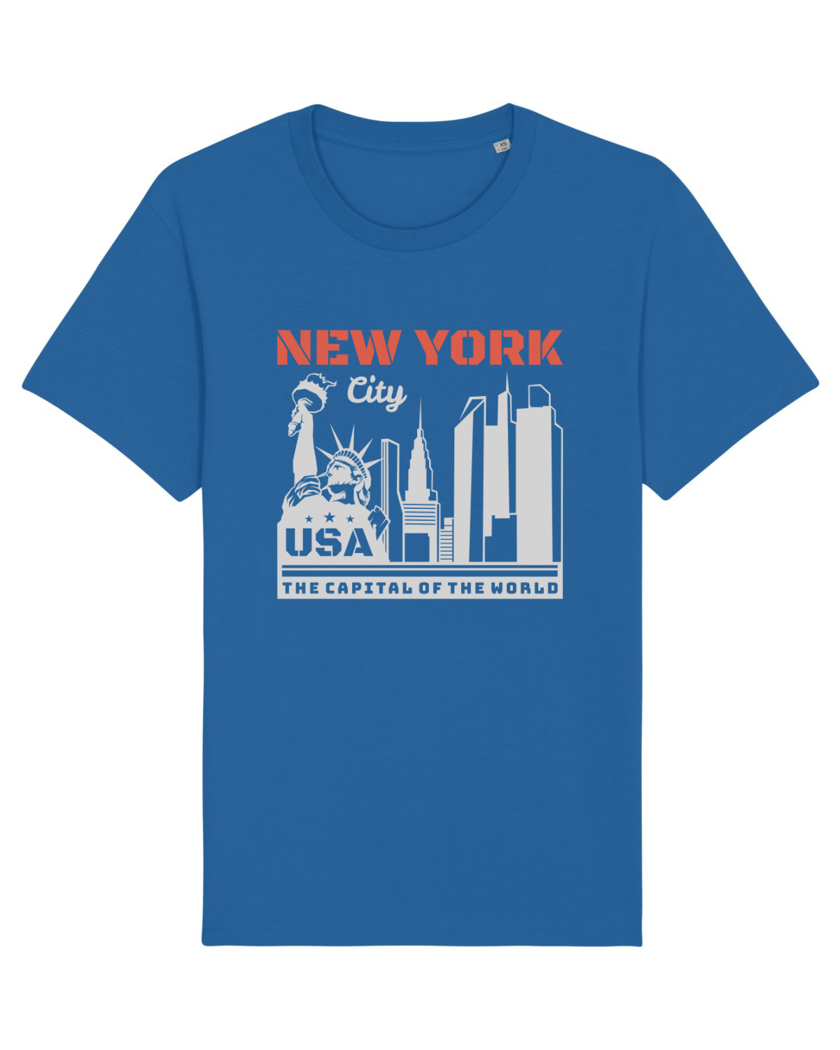 Tricou mânecă scurtă Unisex Rocker Royal Blue
