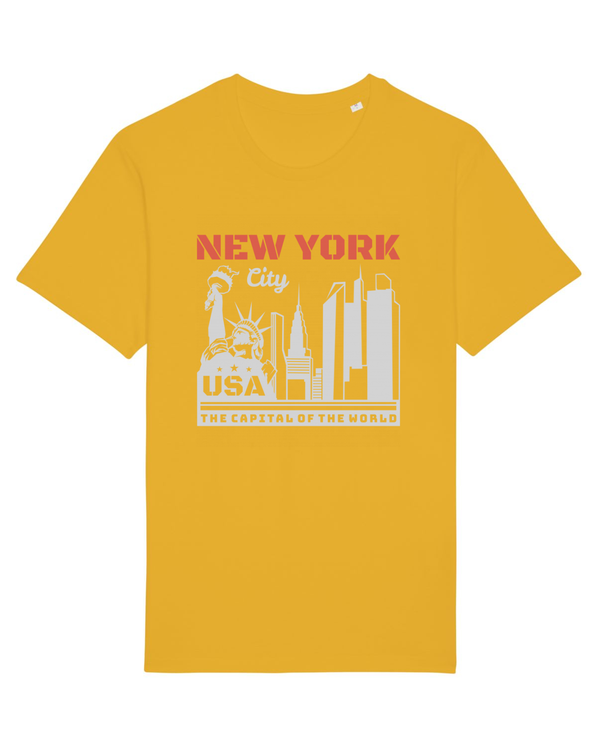 Tricou mânecă scurtă Unisex Rocker Spectra Yellow