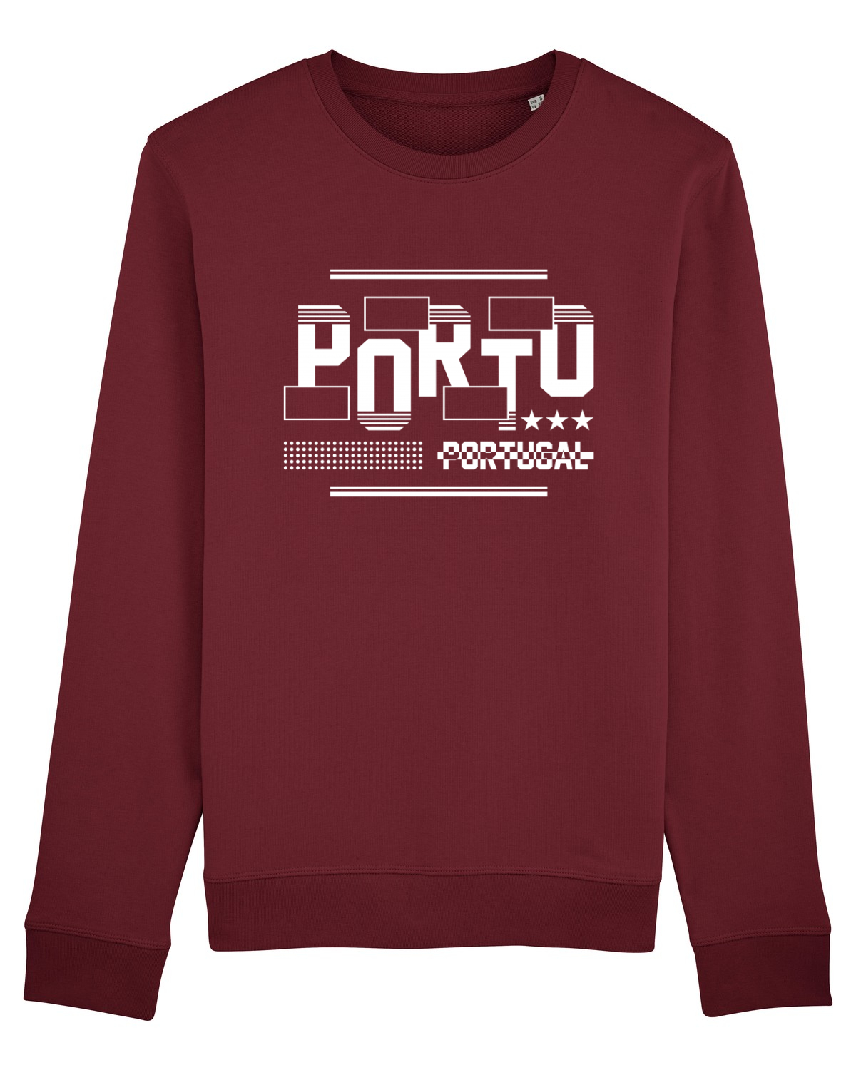 Bluză mânecă lungă Unisex Rise Burgundy