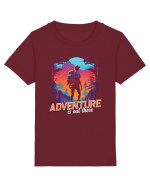 in stil synthwave - Adventure is out there Tricou mânecă scurtă  Copii Mini Creator