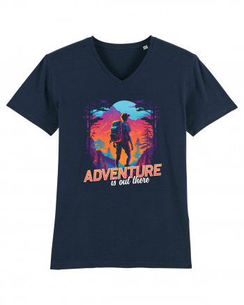 in stil synthwave - Adventure is out there French Navy