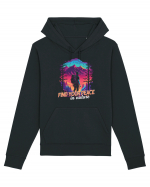 in stil synthwave - Find your peace in nature Hanorac Unisex Drummer