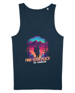 in stil synthwave - Find your peace in nature Maiou Bărbat Runs