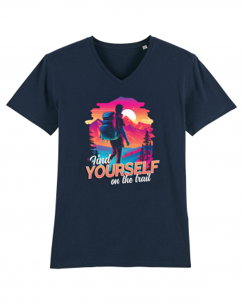 in stil synthwave - Find yourself on the trail French Navy