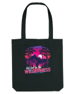 in stil synthwave - Get lost in the wilderness Sacoșă textilă