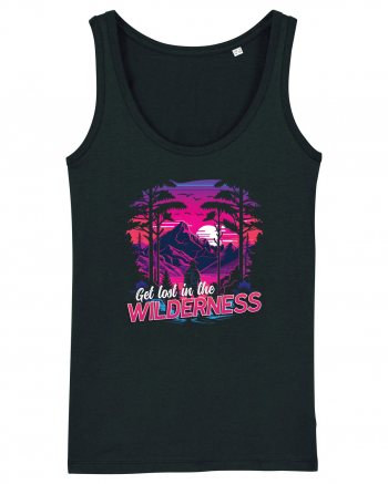 in stil synthwave - Get lost in the wilderness Black