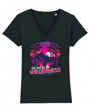 in stil synthwave - Get lost in the wilderness Black