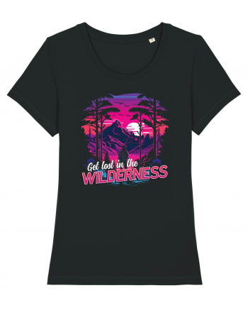 in stil synthwave - Get lost in the wilderness Black